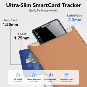 Hendari Loshall Card emits a loud alert to help nearby finding
