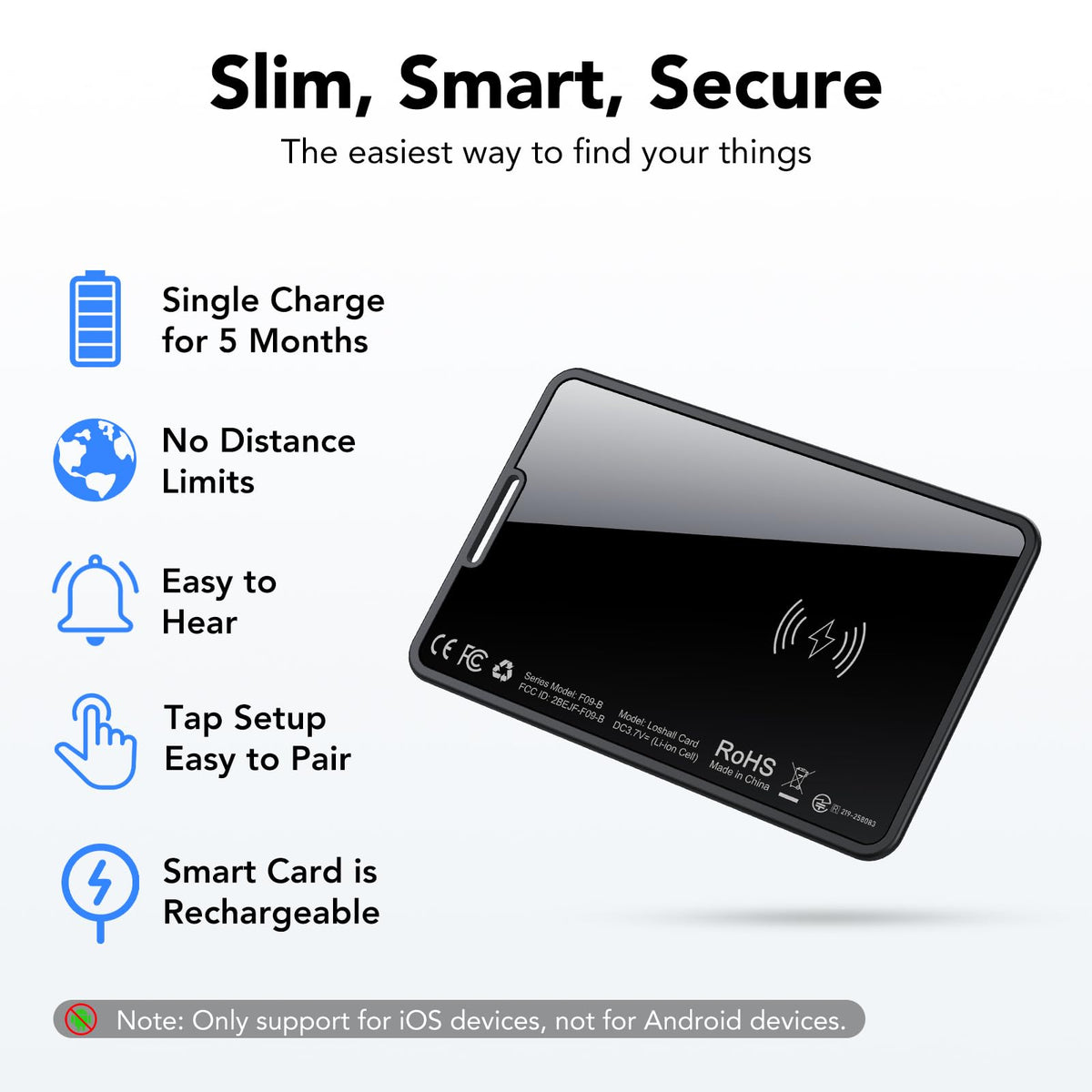 Hendari Loshall Card on wireless charger for quick power top-up
