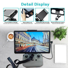 HENWAFX ABS+PC mount showing secure grip on tablet and controller