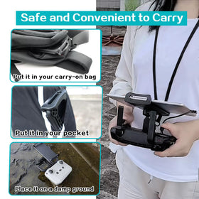 HENWAFX adjustable angle-height feature illustrated for comfortable flight control