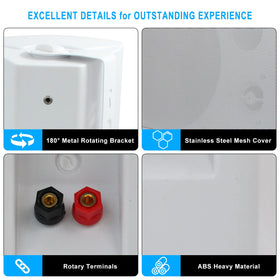 Herdio 2-pair bundle with accessories for easy outdoor installation.