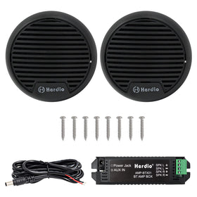 Herdio 3inch front view showing compact speaker face and grille, durable outdoors