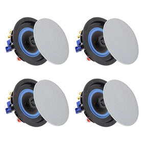 Herdio 4-inch ceiling speaker front view for flush-mount elegance in modern spaces.
