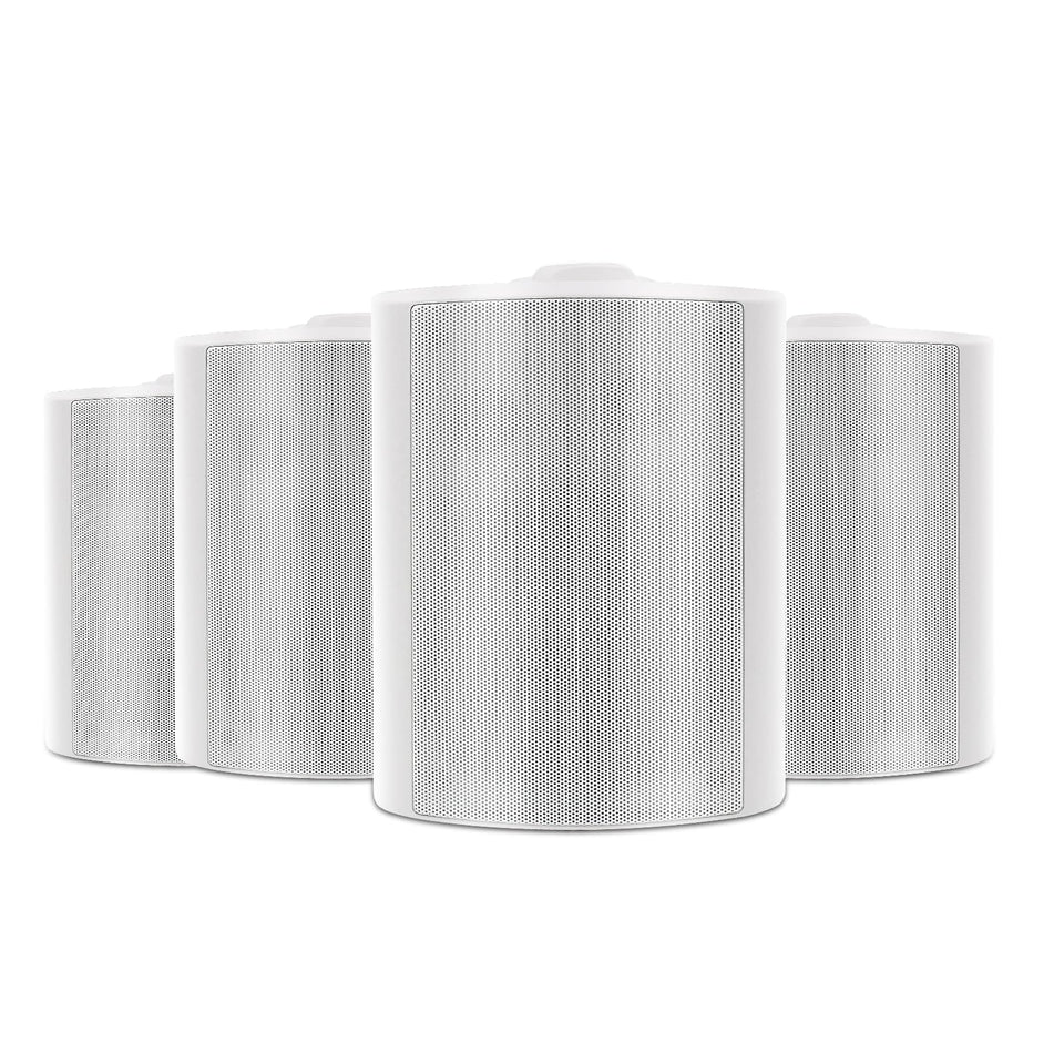Herdio 5.25-inch outdoor speakers front view delivering room-filling sound outdoors