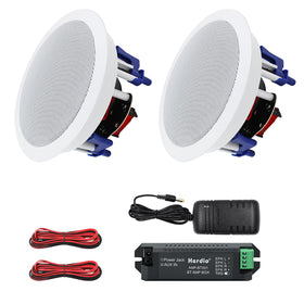 Herdio 5.25-inch ceiling speaker pair for immersive stereo in-ceiling installation.