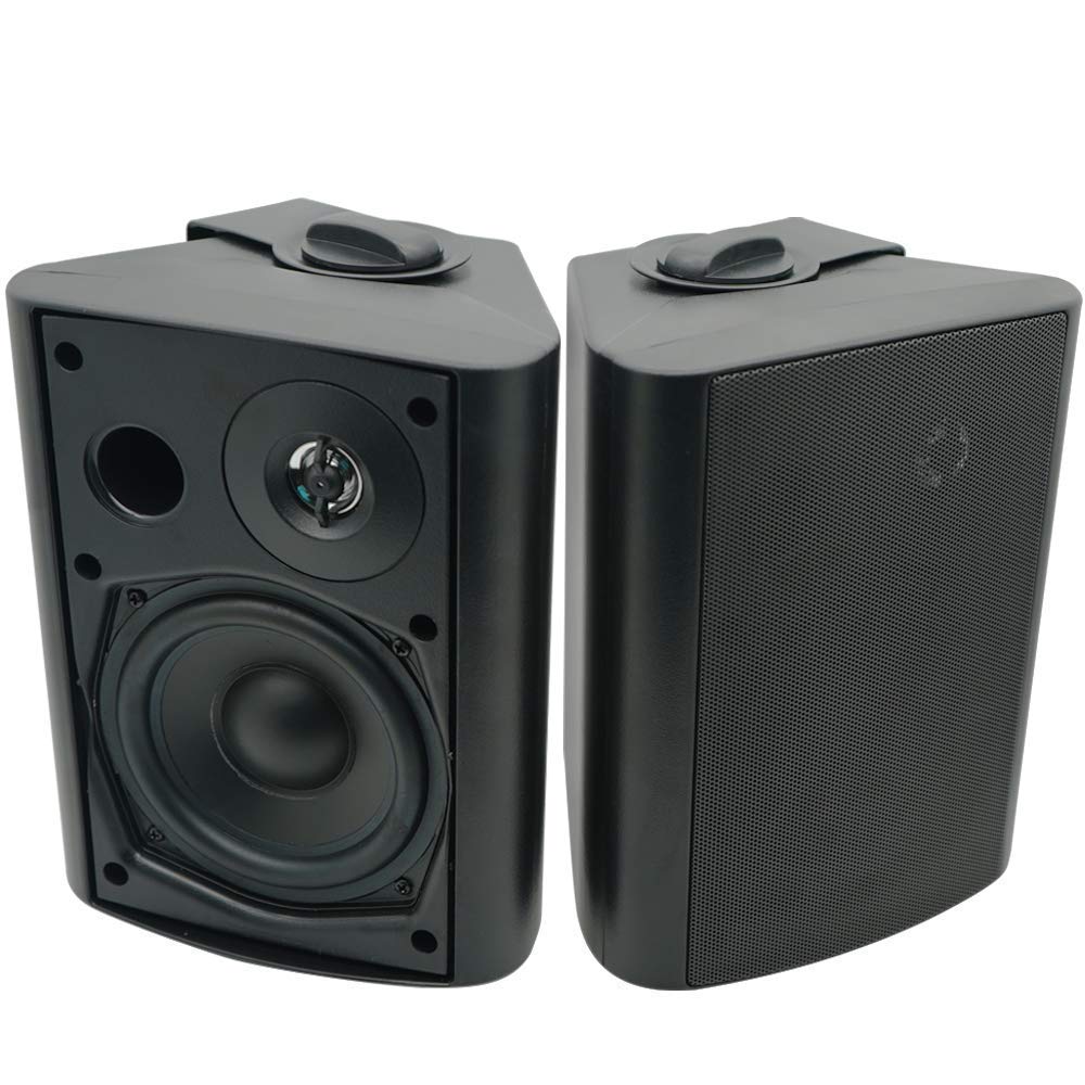 Herdio 5-25 inch outdoor speaker with a flexible swivel mount.
