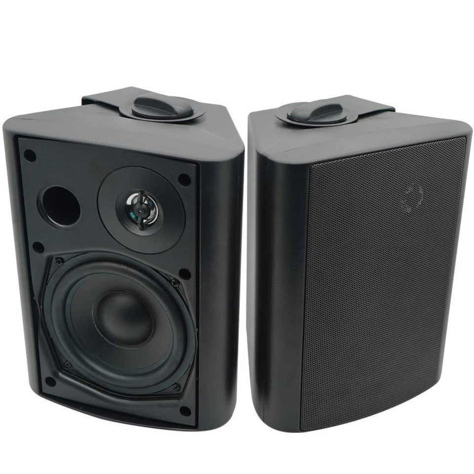 Herdio 5-25 inch outdoor speaker with a flexible swivel mount.