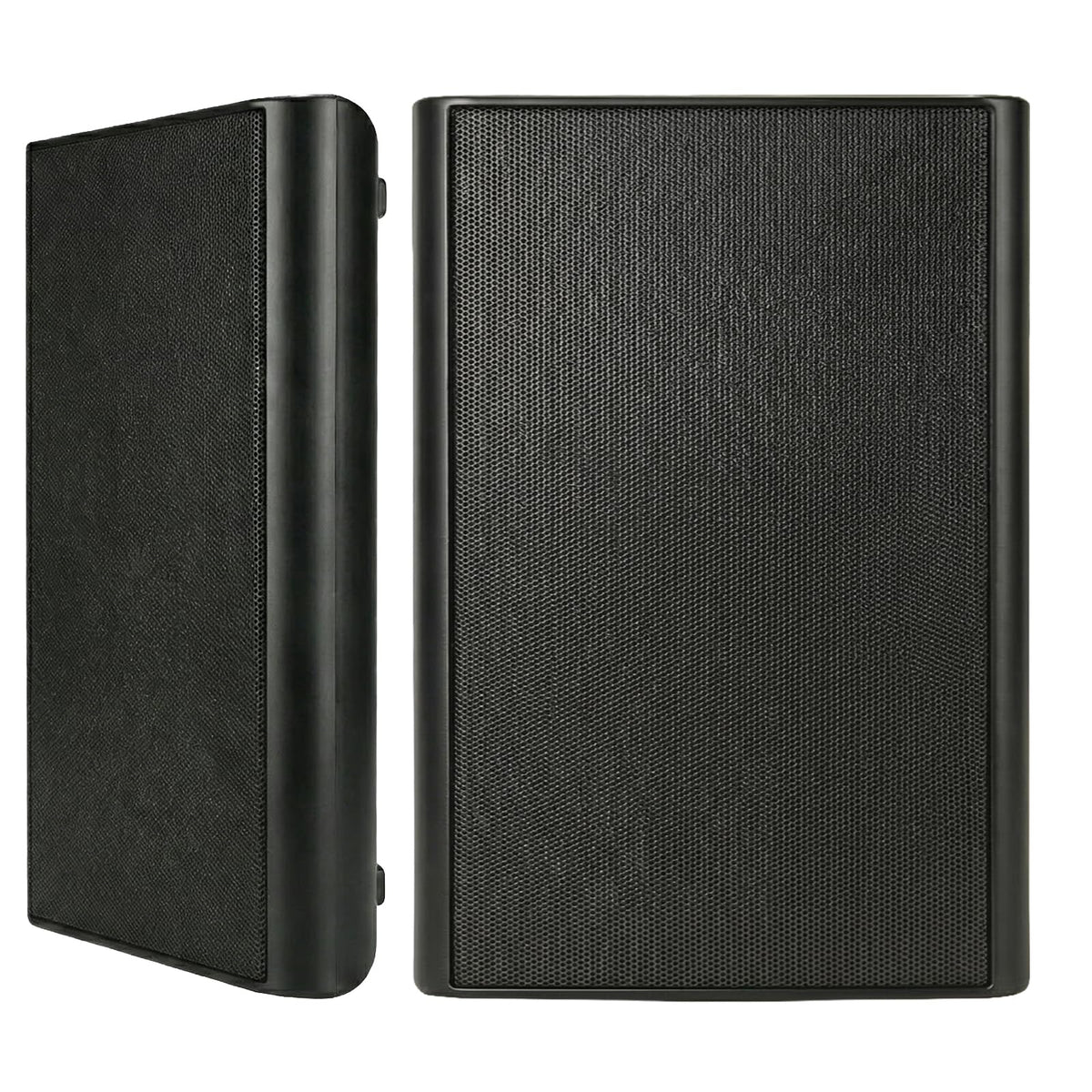 Herdio 5.25-inch ultra-slim wall speaker pair shows compact design and room-filling sound.