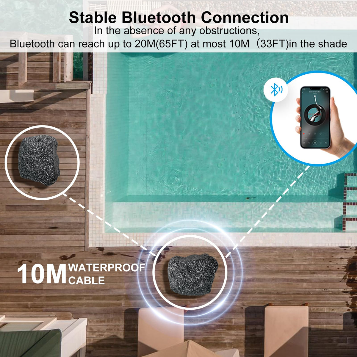 Herdio 5m waterproof speaker connection cable enables simple setup