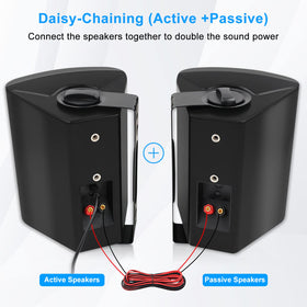 Two-way full-range system with 6.5-inch woofer and 1-inch tweeter.