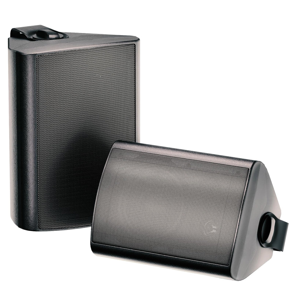 Herdio 6.5-inch outdoor speakers pair for patios and decks with balanced sound