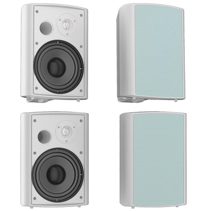 Herdio 6.5-inch outdoor wall-mounted speakers deliver immersive patio sound