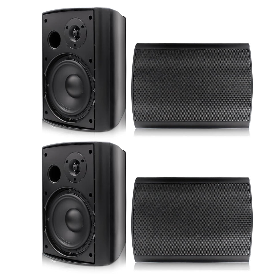 Herdio 6.5-inch outdoor speaker with wall mount for patio sound