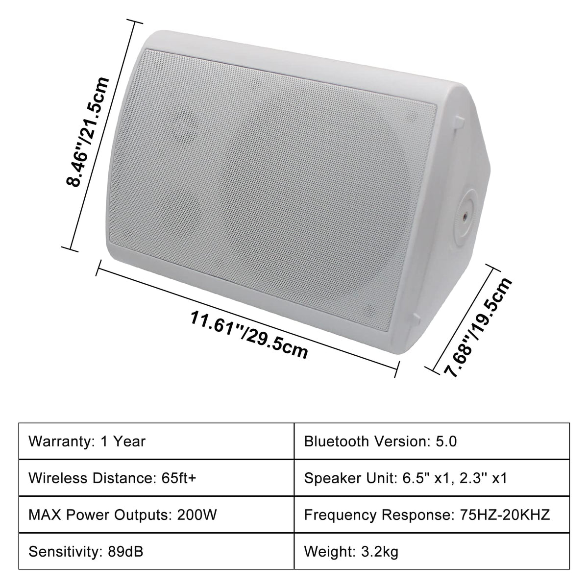 Herdio Bluetooth 5.0 amplifier connects multiple devices for flexible music.