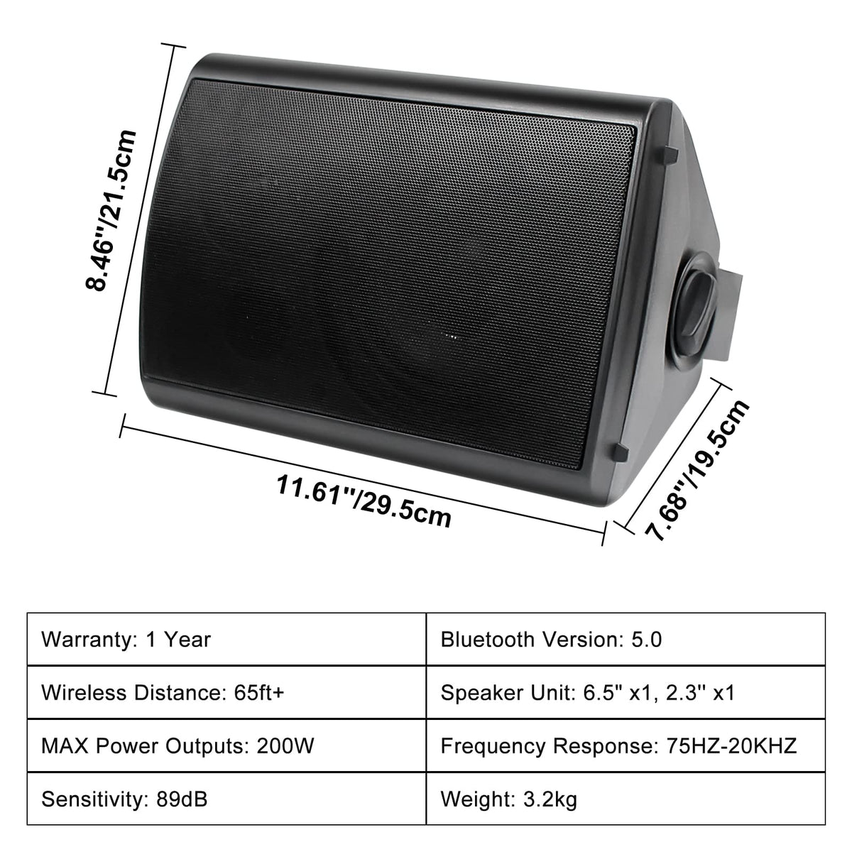 Herdio Bluetooth, USB, aux, and mic inputs offer versatile connectivity