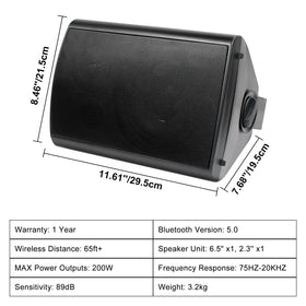 Herdio Bluetooth, USB, aux, and mic inputs offer versatile connectivity