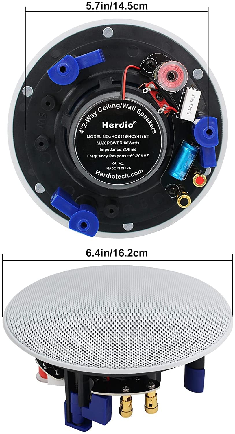 Herdio 4-inch driver cone close-up with durable polypropylene construction