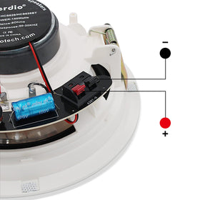 Herdio 6.5-inch ceiling speaker kitchen use for background music.