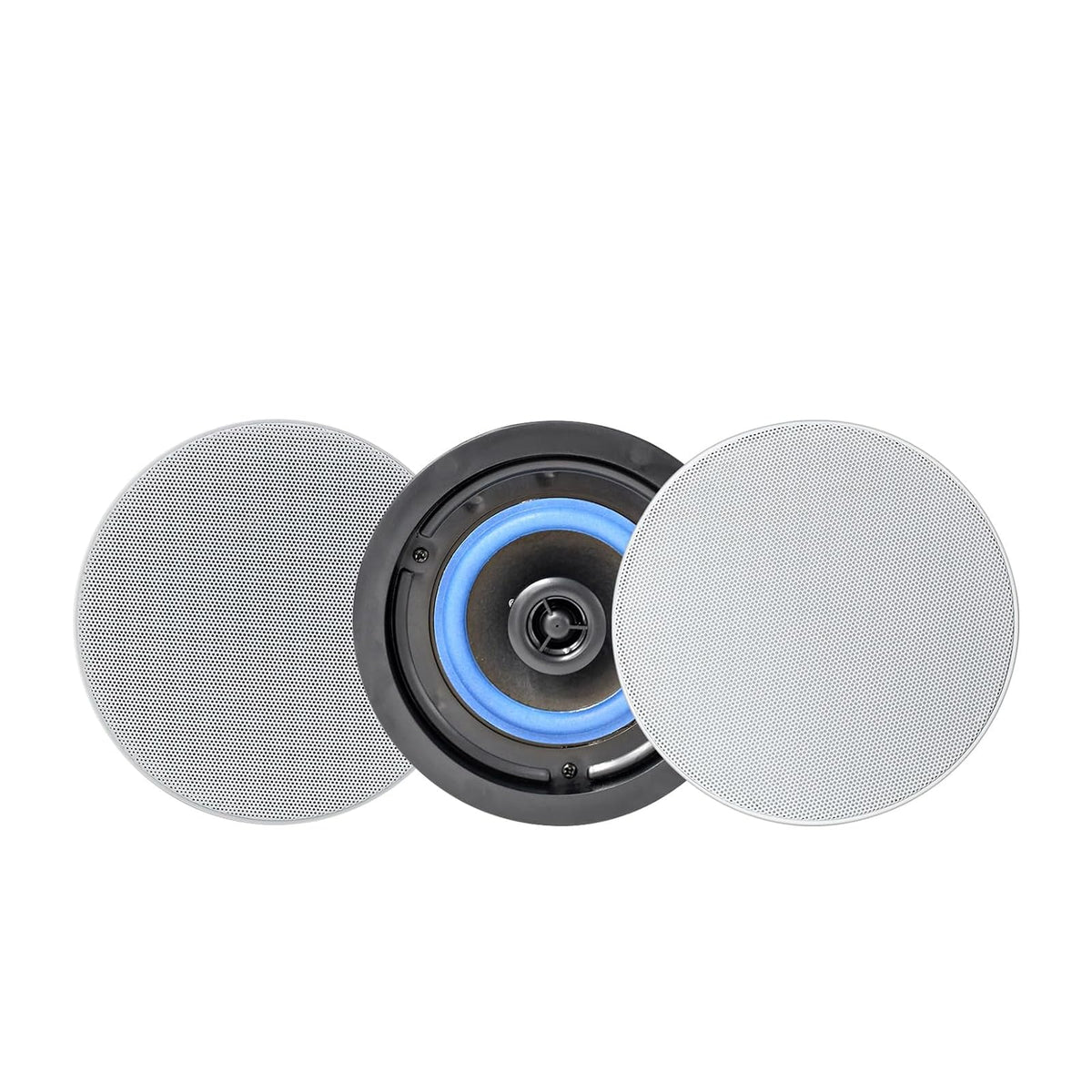 Herdio flush-mount 4in 2-way full-range speaker for discreet wall or ceiling audio