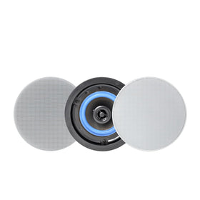 Herdio flush-mount 4in 2-way full-range speaker for discreet wall or ceiling audio