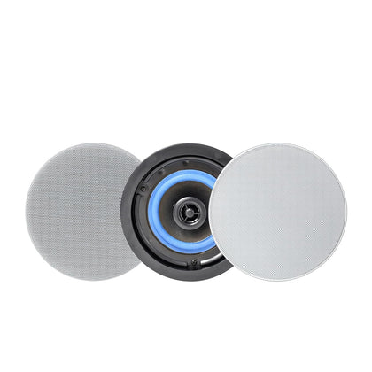 Herdio flush-mount 4in 2-way full-range speaker for discreet wall or ceiling audio