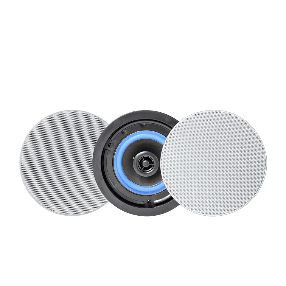 Herdio flush-mount 4in 2-way full-range speaker for discreet wall or ceiling audio