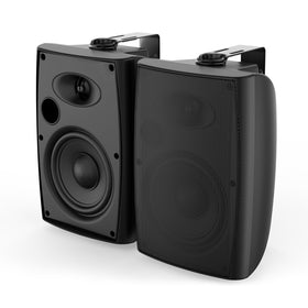 Herdio front view pair showing weatherproof speakers and balanced sound