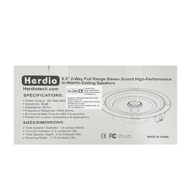 Herdio home theater setup diagram illustrating surround potential