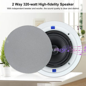Herdio in-wall receiver back panel ports for easy connectivity