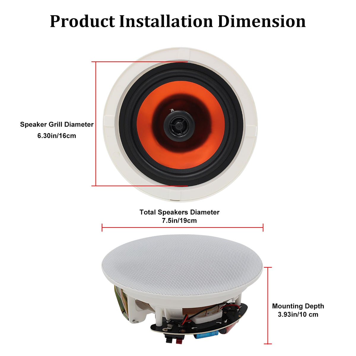 Herdio in-wall mount with compact depth for clean installation