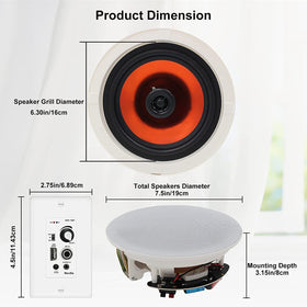 Herdio included speaker wires simplify quick installation.