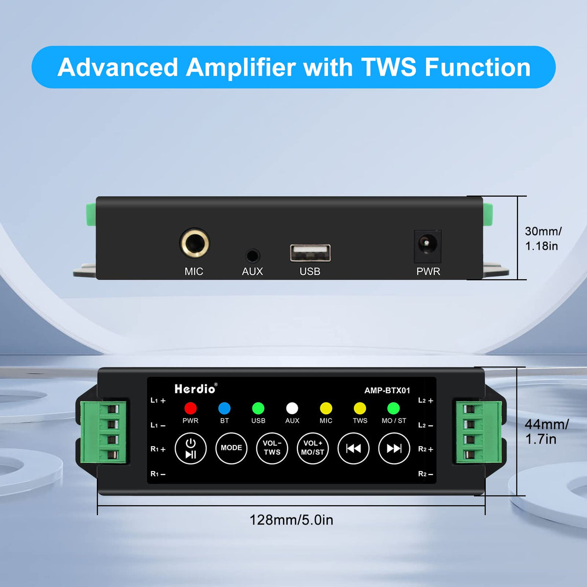 Herdio included cables and power adapter simplify quick outdoor installation