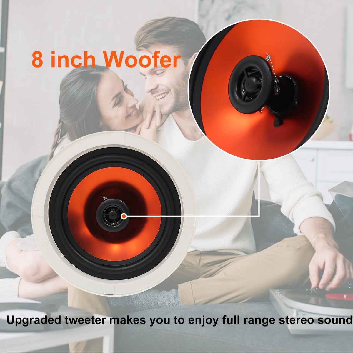 herdio installed in living room illustrating balanced audio for home theater