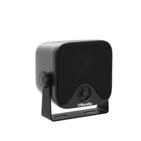 Herdio speakers mounted on a UTV roll cage providing rugged audio solution