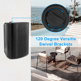 IP44 all-weather design withstands rain and dust in outdoor spaces