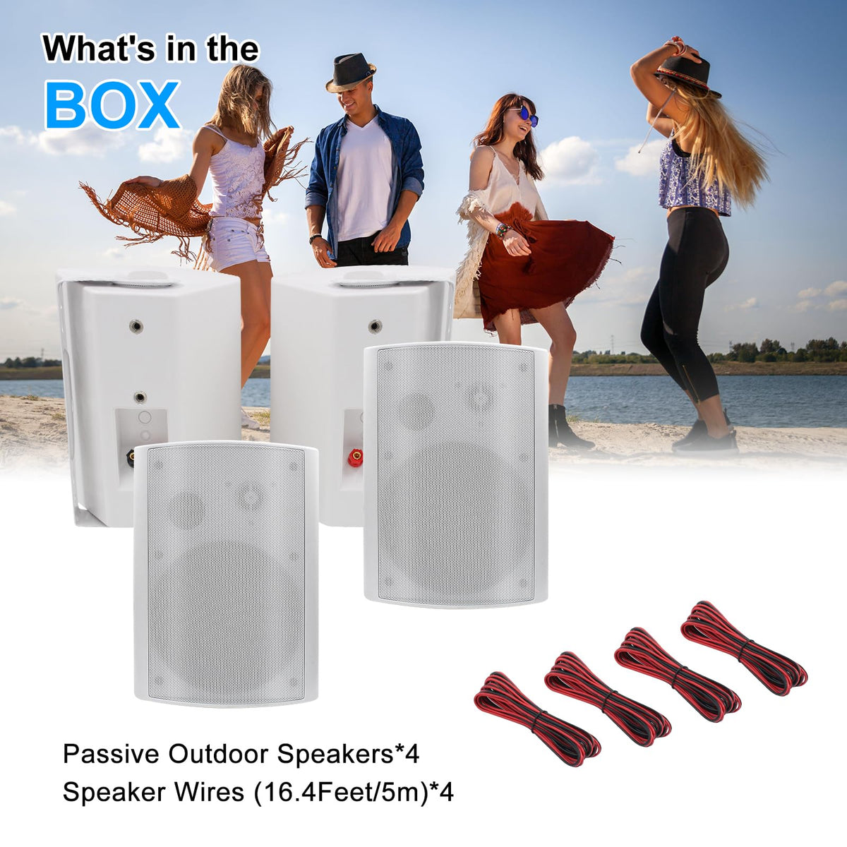 Herdio IP44 weatherproof design resists dust and splashes outdoors
