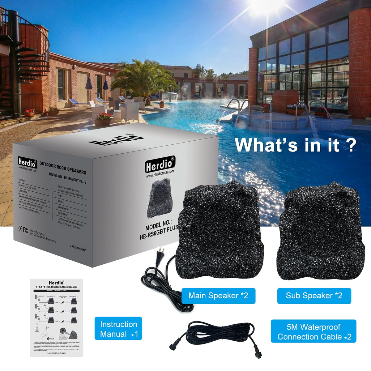 Herdio IPX7 weatherproof detail, rugged outdoor resilience