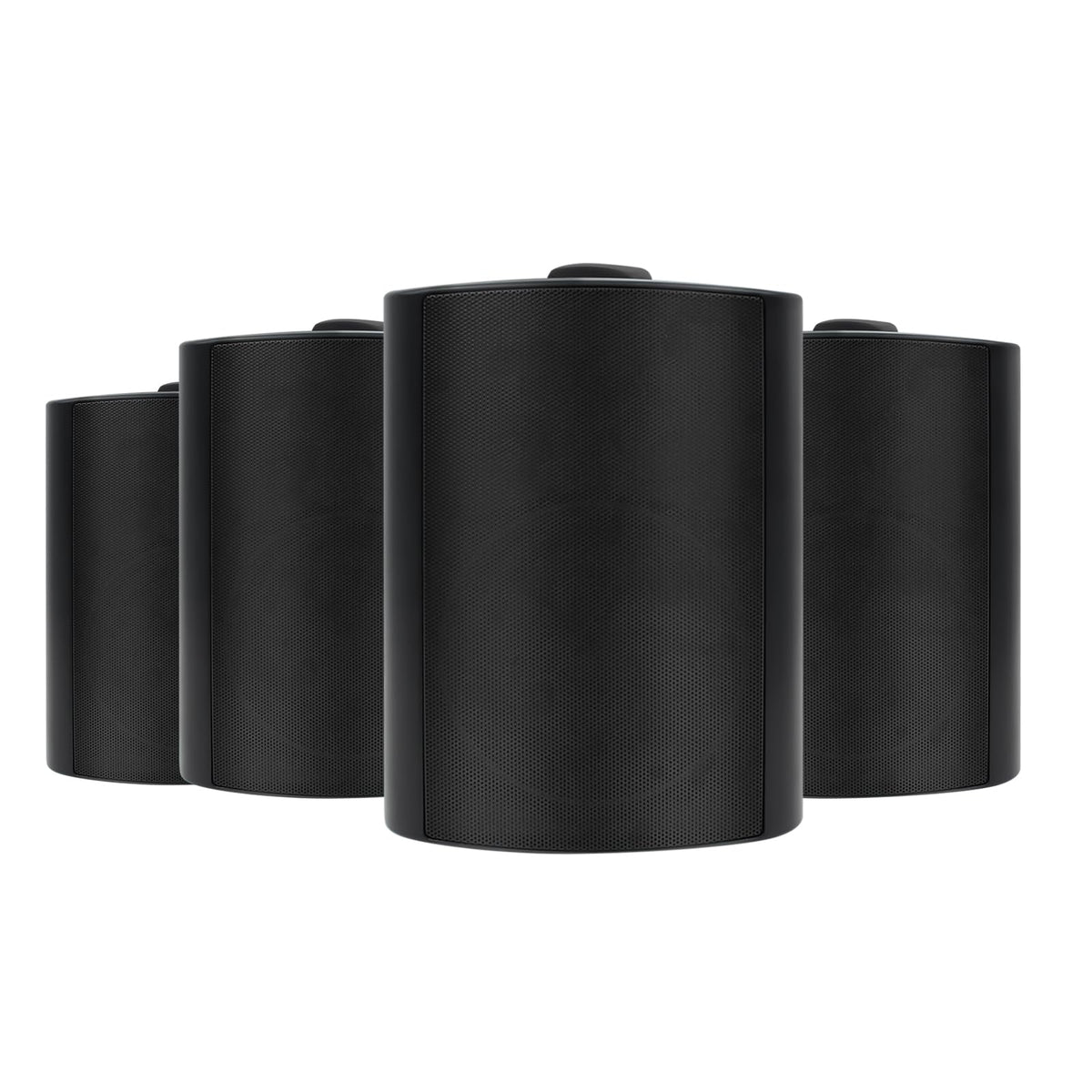 Herdio outdoor Bluetooth speakers with wall-mount deliver powerful all-weather sound.