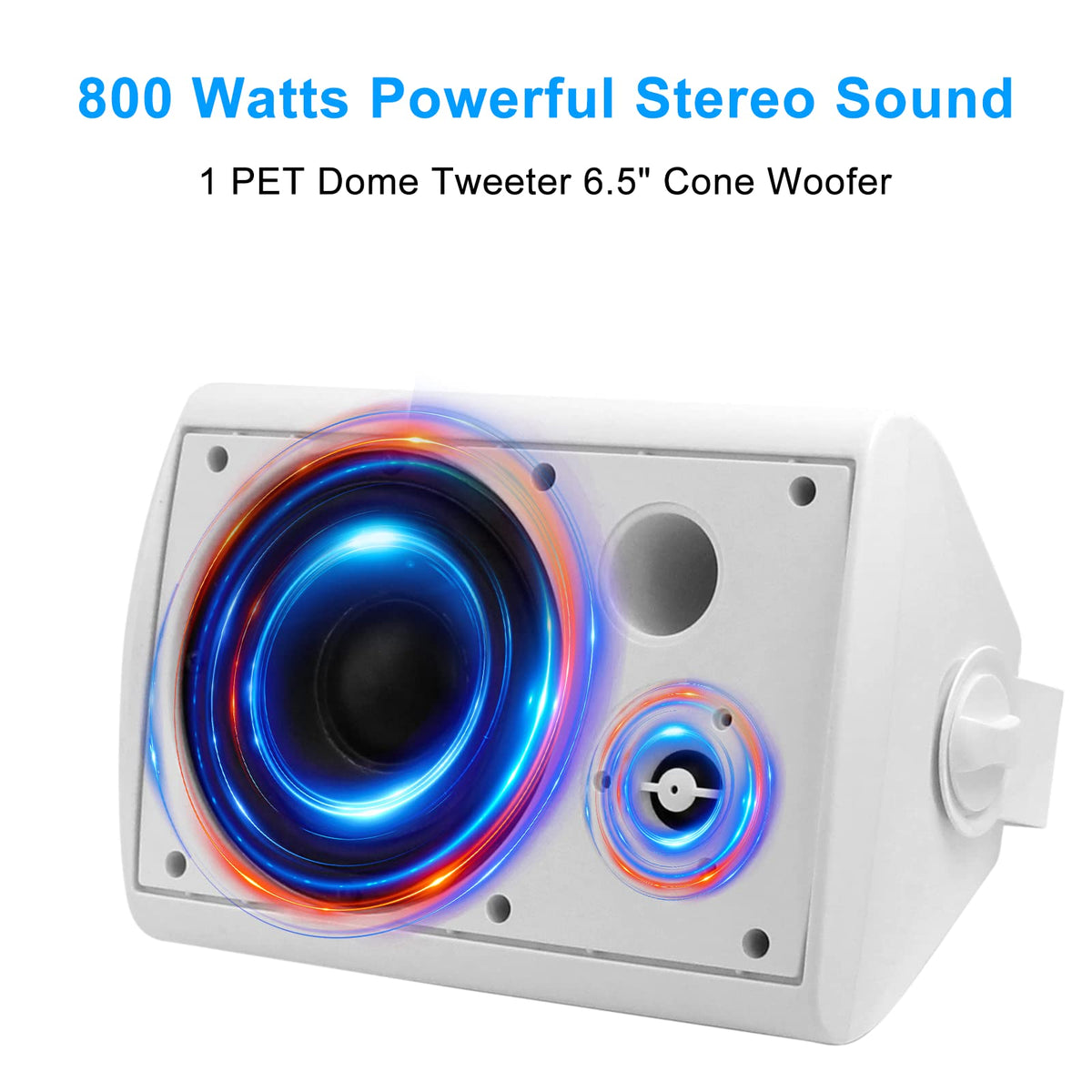 Herdio outdoor speaker with all-weather durability for decks and gardens