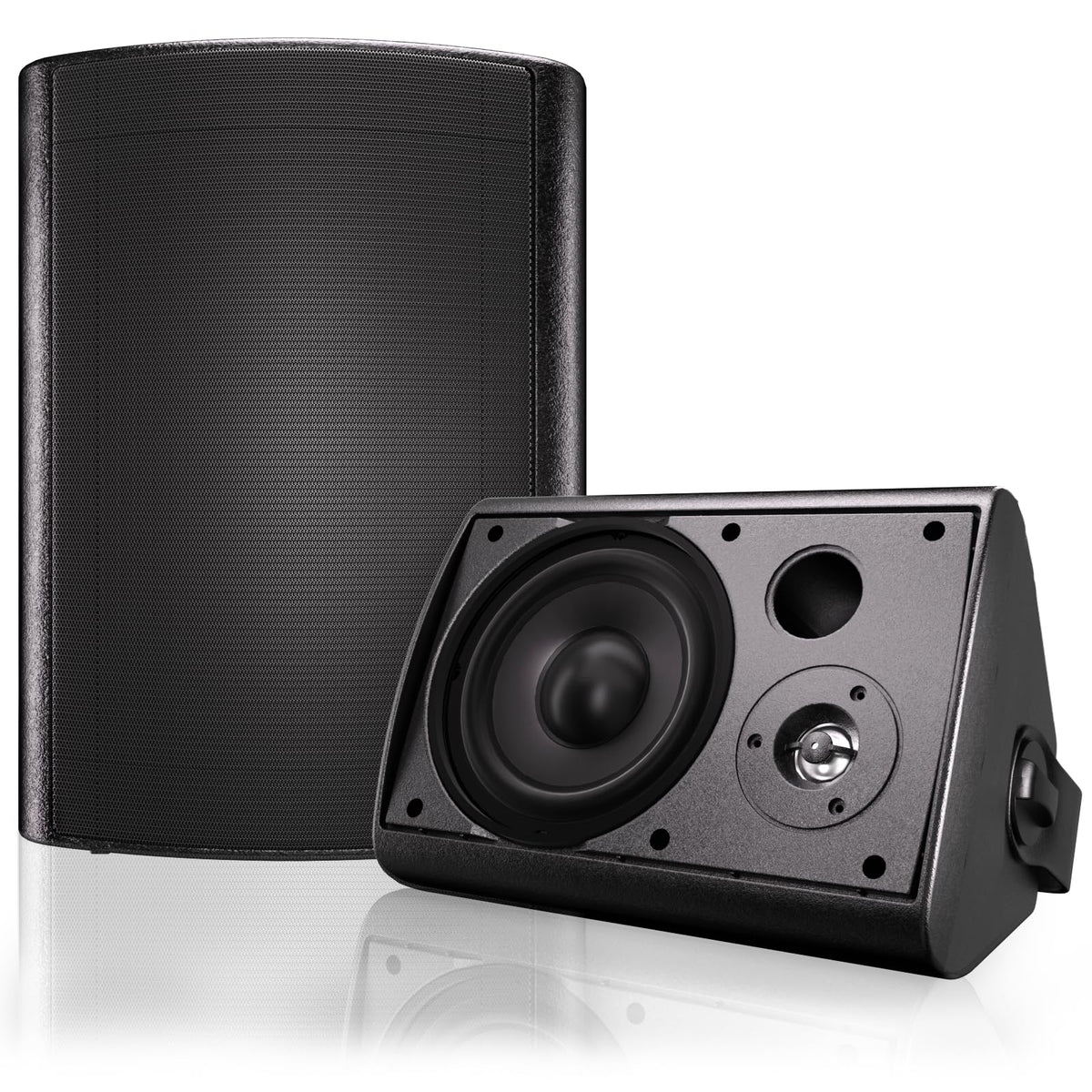Herdio 6.5-inch outdoor speaker with wall-mount for flexible placement.