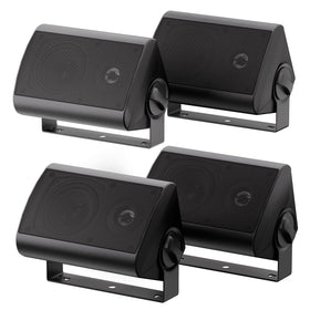 Herdio outdoor wall-mounted 4-inch speaker for patio listening