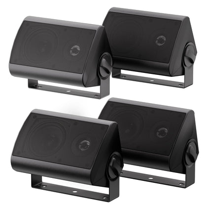 Herdio outdoor wall-mounted 4-inch speaker for patio listening