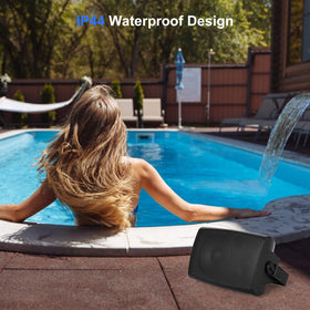 Herdio package includes two speakers, brackets, and cables for quick setup.