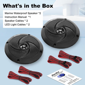 Herdio packaging with included 9.8ft wires for straightforward setup