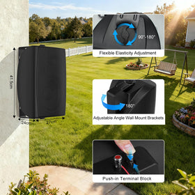 Herdio pair includes cables, brackets, and manual for easy installation