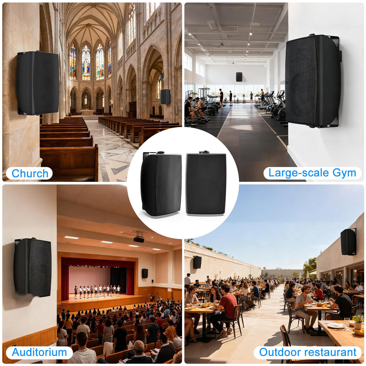 Herdio passive speaker system requires an external amplifier