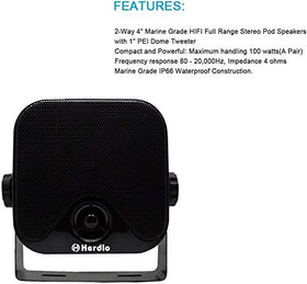 Herdio side profile showing mounting bracket and sturdy outdoor attachment benefit