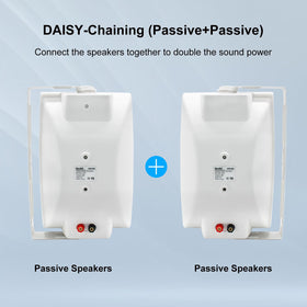Herdio outdoor speakers provide strong bass for backyard gatherings.