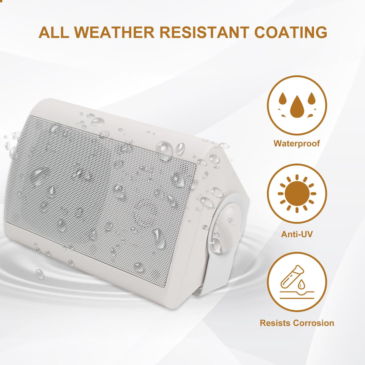 Herdio swivel brackets demonstrating 120-degree adjustment option