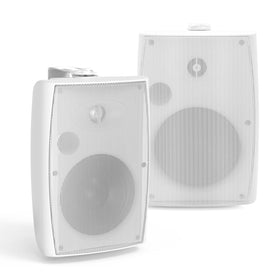 Herdio wall-mount outdoor speaker with IP44 protection for outdoor listening.